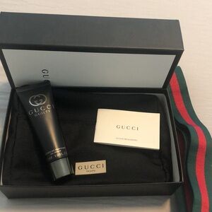 Gucci Black makeup Bag New